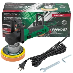 Машина полировальная орбитальная электрическая (230V, 800W, 2000-6800об/мин, диаметр круга - 150мм) RockFORCE RF-F-03060(2000-6800об)