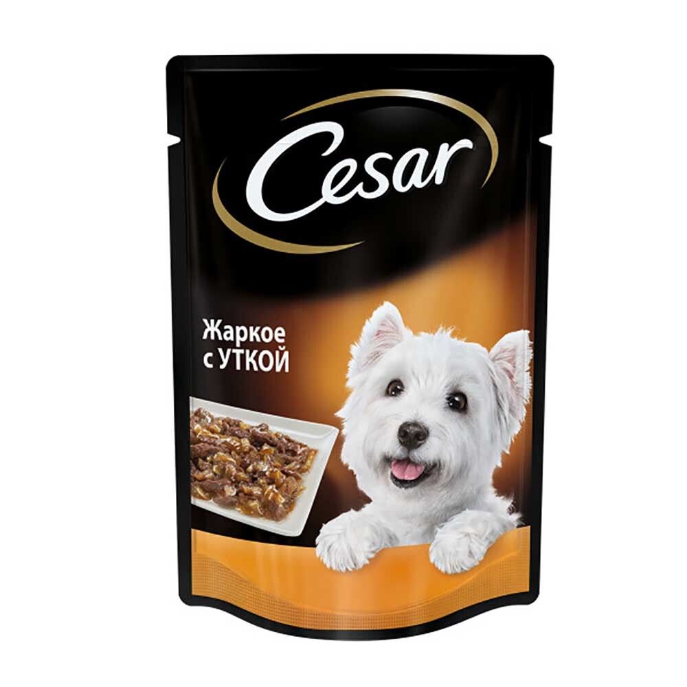 Cesar 85 г жаркое с уткой - консервы для собак (пауч)
