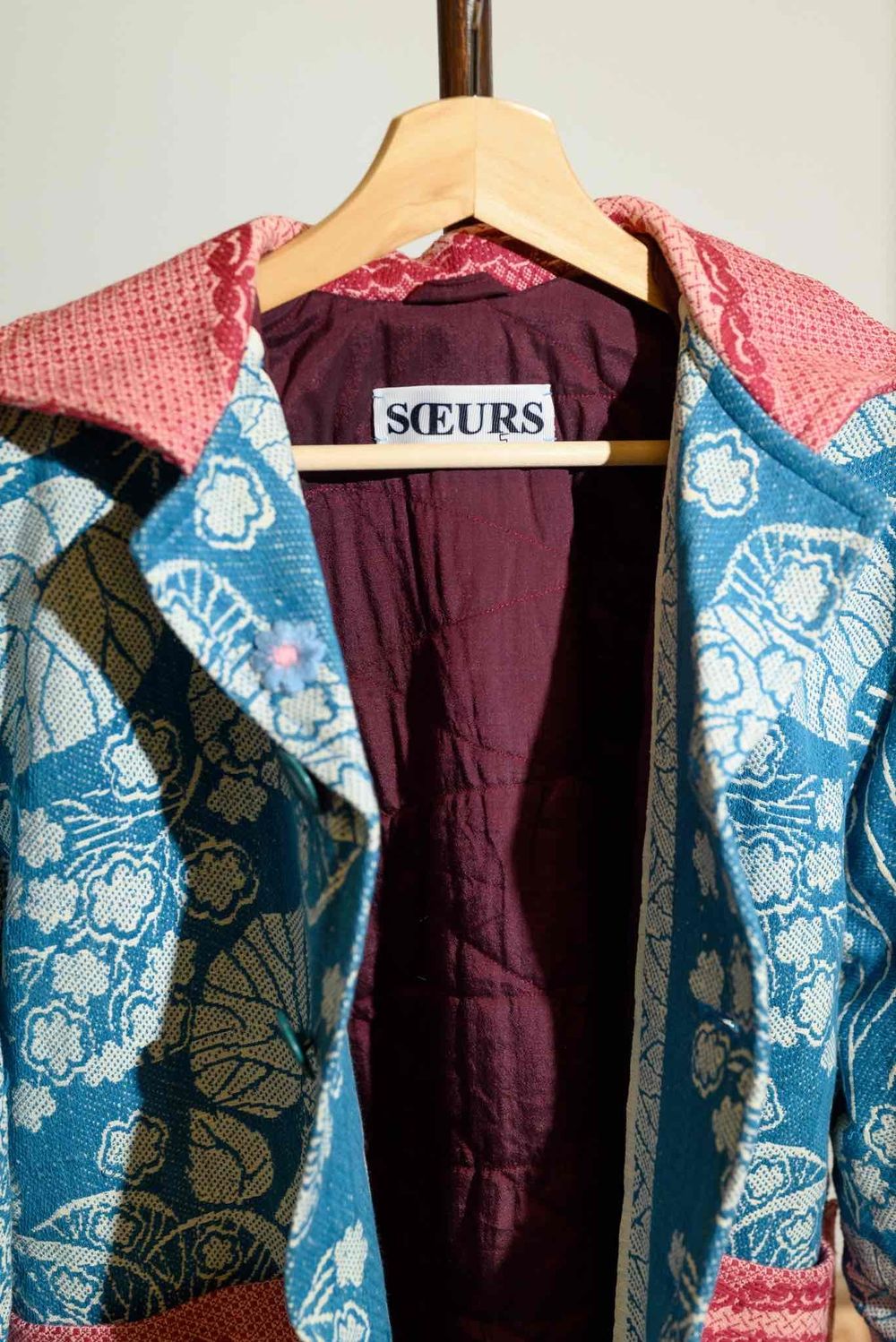 Куртка Soeurs Ocean Wave blue