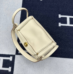 Сумка Hermes Lindy Craie Gold Hardware