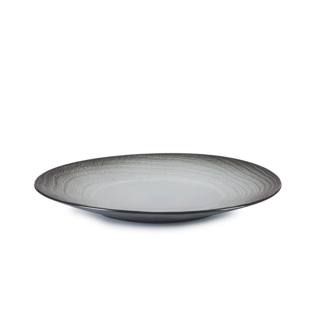 Тарелка обеденная 28.3см Revol Swell Black черная