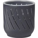 Кашпо для цветов пластиковое 3,1л d-16,8см «Fleurs» Антрацит