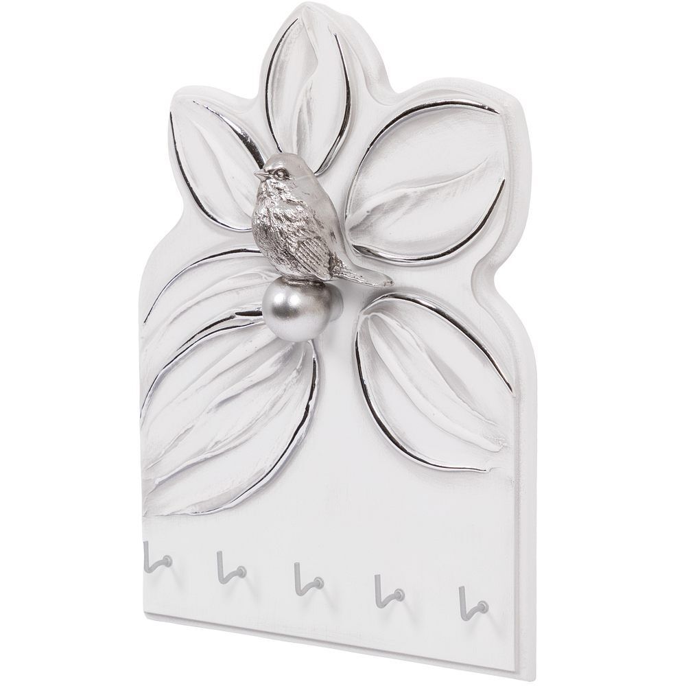 Полка-ключница Зарничка Блум Айс Античное серебро