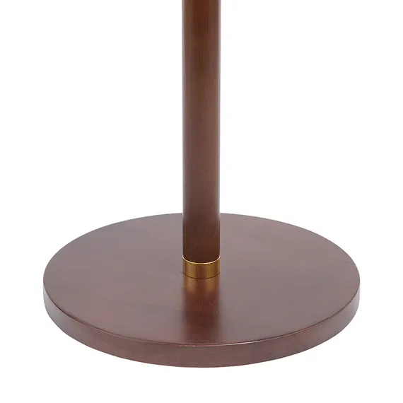 Напольная вешалка Bakken, 180 см, золотистый хром/светлый орех