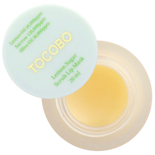 Tocobo, сахарная маска для губ с лимонным вкусом, 20 мл