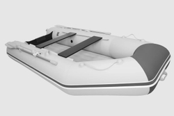 Лодка АКВА 3400 НДНД светло-серый / графит