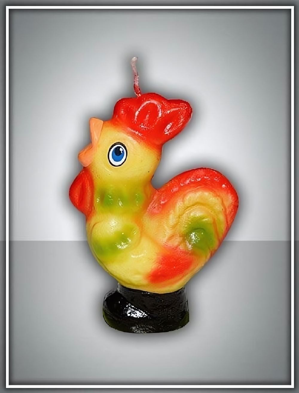 Свеча "Петушок в сапожках" малый 8108