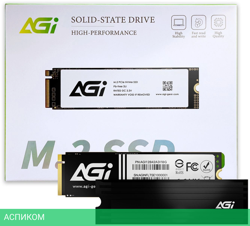 SSD диск AGI AI828 2TB (AGI2T0G44AI828)