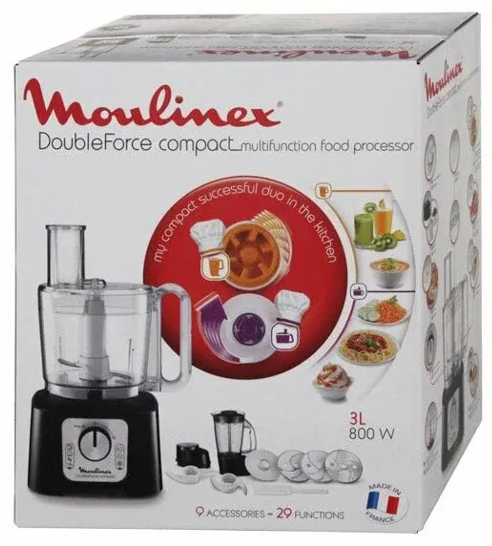 Кухонный комбайн Moulinex DOUBLE-FORCE COMPACT FP546811 (q)