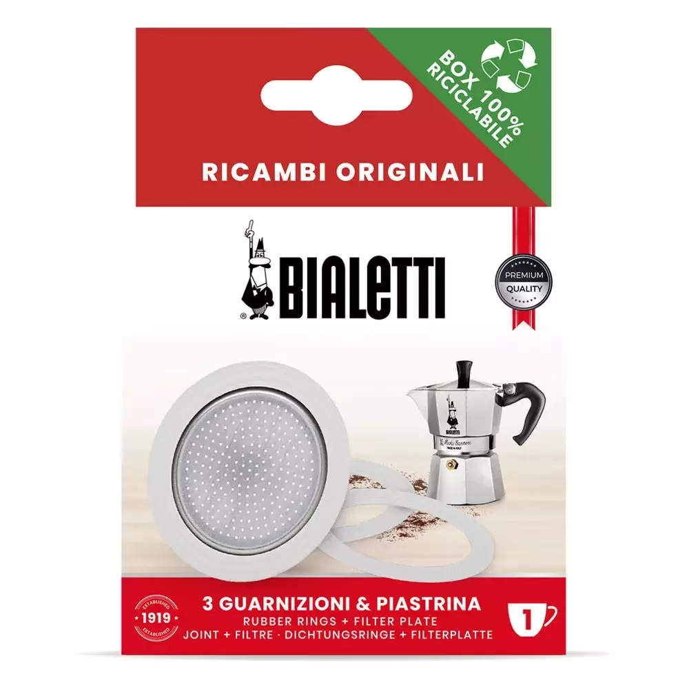 Уплотнитель для алюм. гейзерной кофеварки Bialetti на 1 порцию