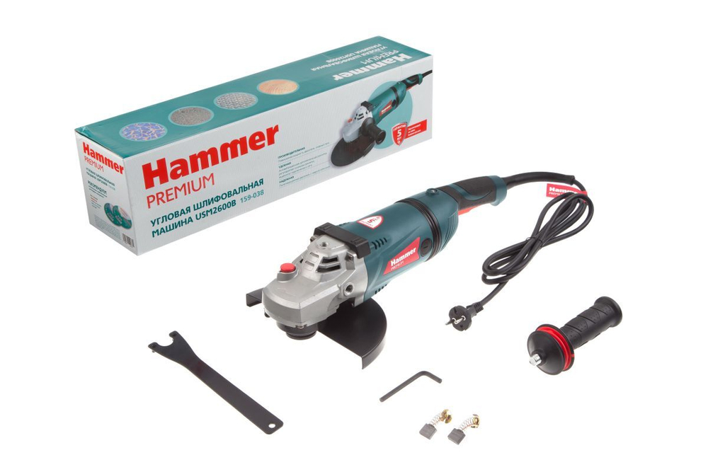 УШМ (болгарка) HAMMER USM2600B Premium