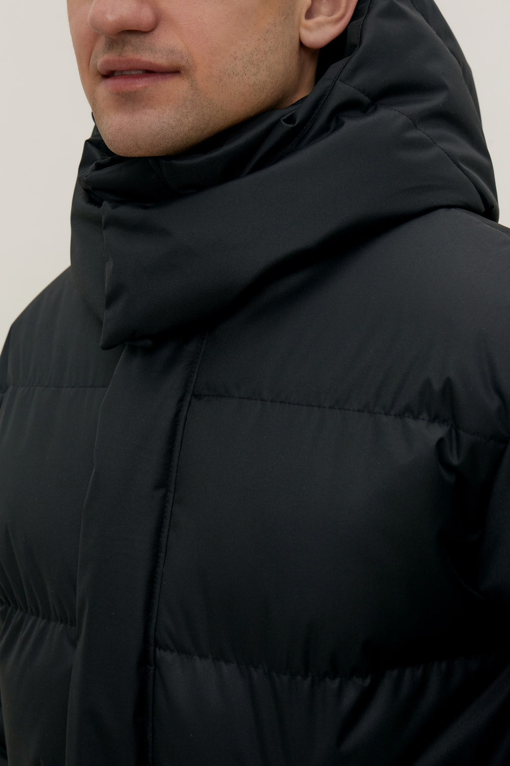 Пуховик MAN, черный