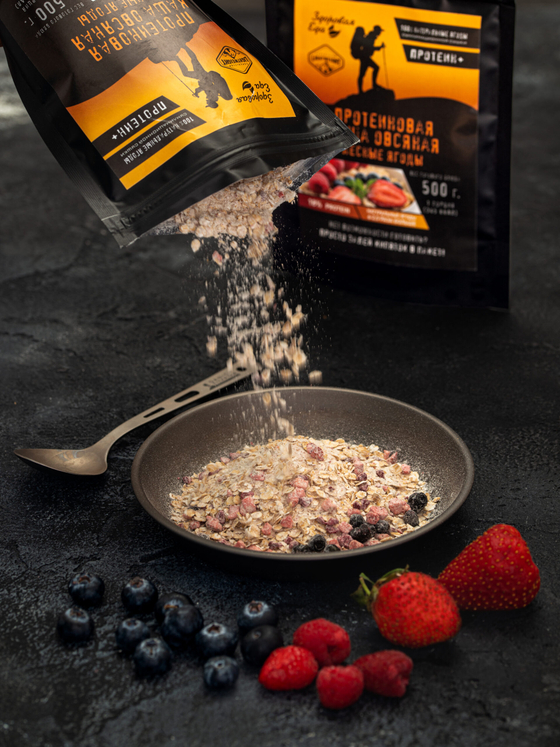 ПРОТЕИНОВАЯ КАША ОВСЯНАЯ ЛЕСНЫЕ ЯГОДЫ 100 ГРАММ