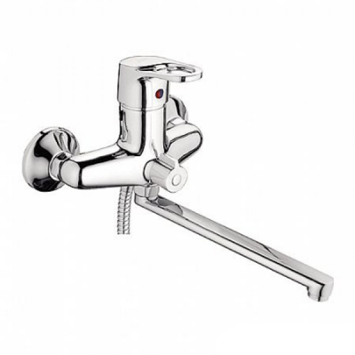 Смеситель для ванны и раковины 40к L2250 Ledeme с отв див в корпусе L-нос, латунь