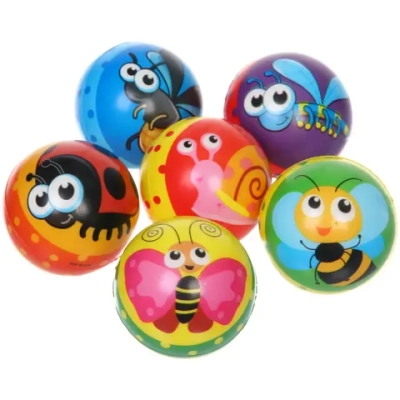 Мяч 6,3 см «Жужжики», (антистресс), микс СТИКЕР НА ВЛОЖЕНИЕ