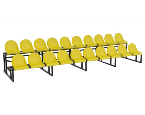 Трибуна сборно-разборная 2-х рядная на 20 мест (без навеса)