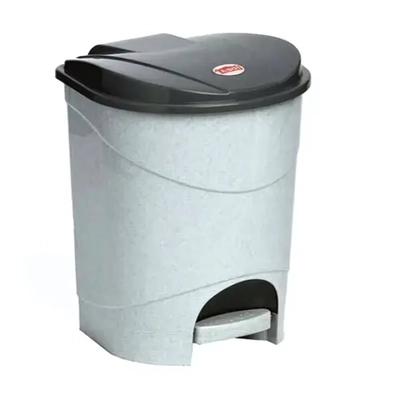 Контейнер для мусора с педалью 11л Мраморный 0,33,2х0,27м