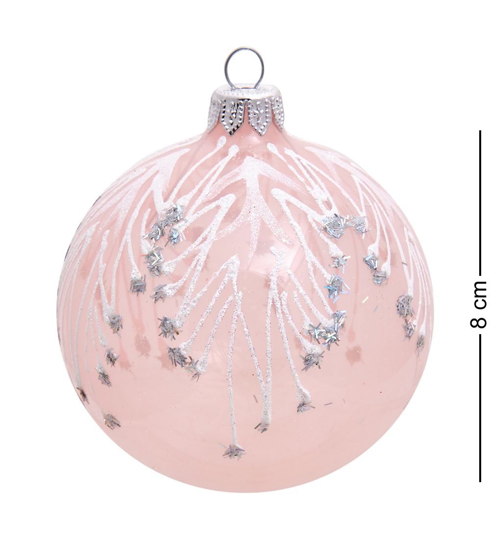 Элита НФШ-1239/1 Ел. украшение Шар «Морозная ветка» 85 мм