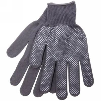 Перчатки нейлоновые «Классика» с ПВХ покрытием серые 8 р-р набор 5 пар