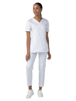 Туника медицинская женская Dr. Nice DRN400, короткий рукав, белый, 48