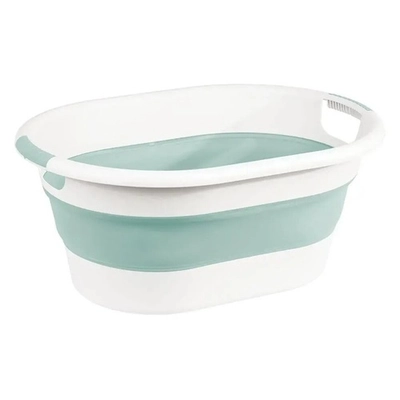 Таз ФЛЕКС овальный 17,5л складной Морская волна