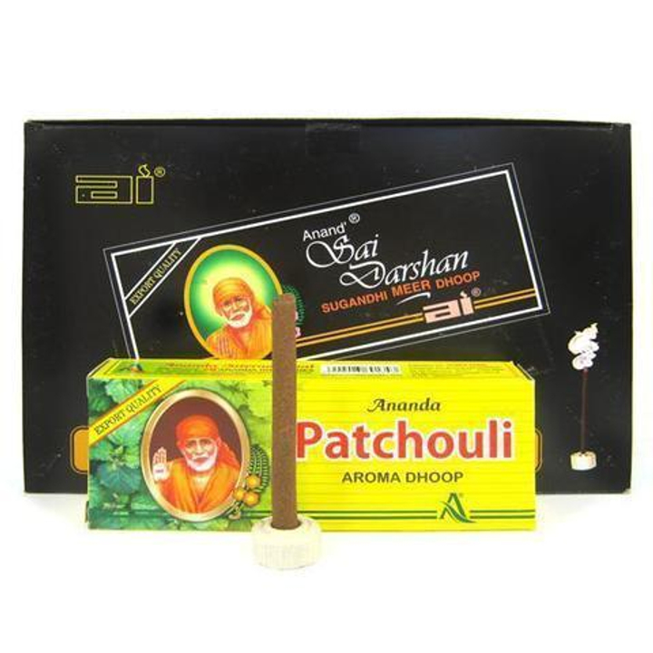 Ananda's Sai Darshan Patchouli безосновное Благовоние Пачули (с подставкой) 20 г