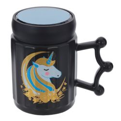 GAEM Кружка с крышкой, 350 мл, L12 W8 H12 см, 4в.