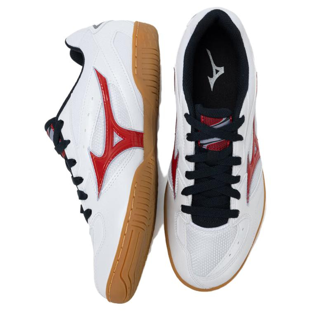 Mizuno Crossmatch Plio RX 4 Comfortable Slip Resistant Abrasion Resistant Low top Training Shoes Unisex White Black