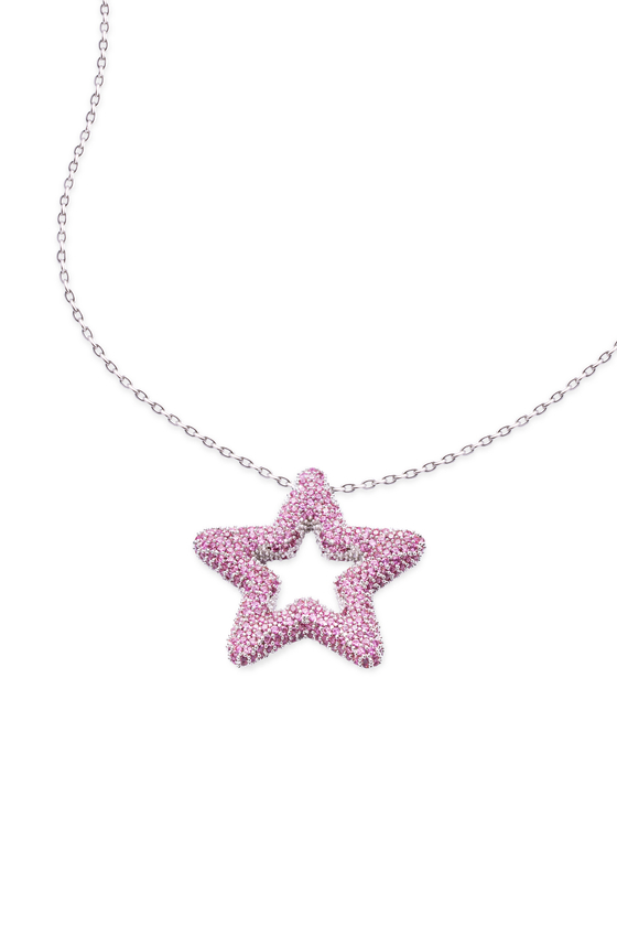 КОЛЬЕ "MAKE A WISH PINK"