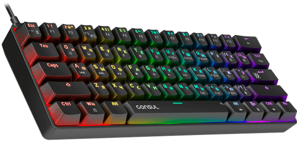 Клавиатура механическая USB Defender Consul GK-220
