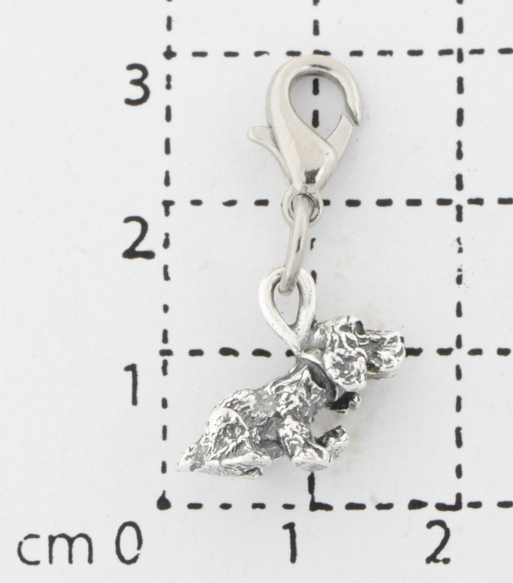 "Бим" подвеска в серебряном покрытии из коллекции "Bow-wow" от Jenavi с замком карабин