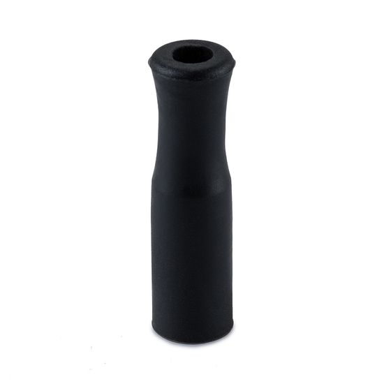 Силиконовый наконечник для трубочек чёрный