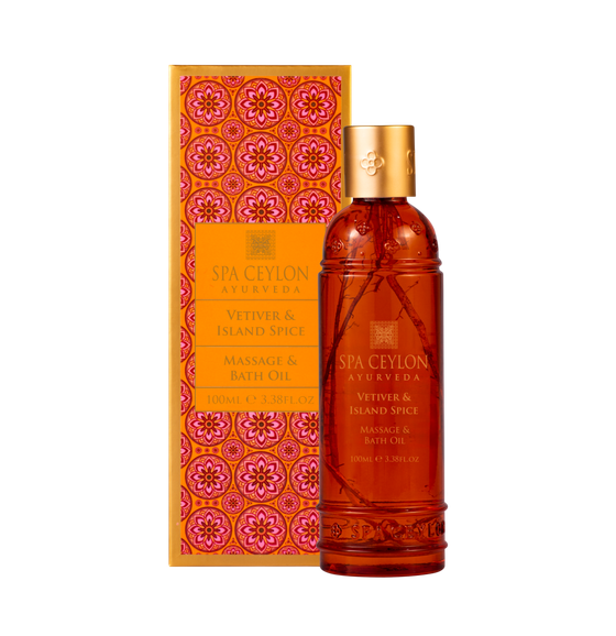 Масло для ванны и массажа "ВЕТИВЕР И ПРЯНОСТИ" (100мл)