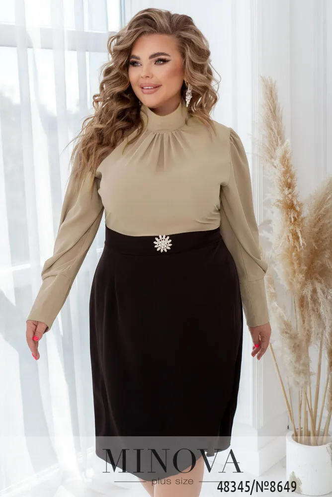 Платье 8649-капучино Minova