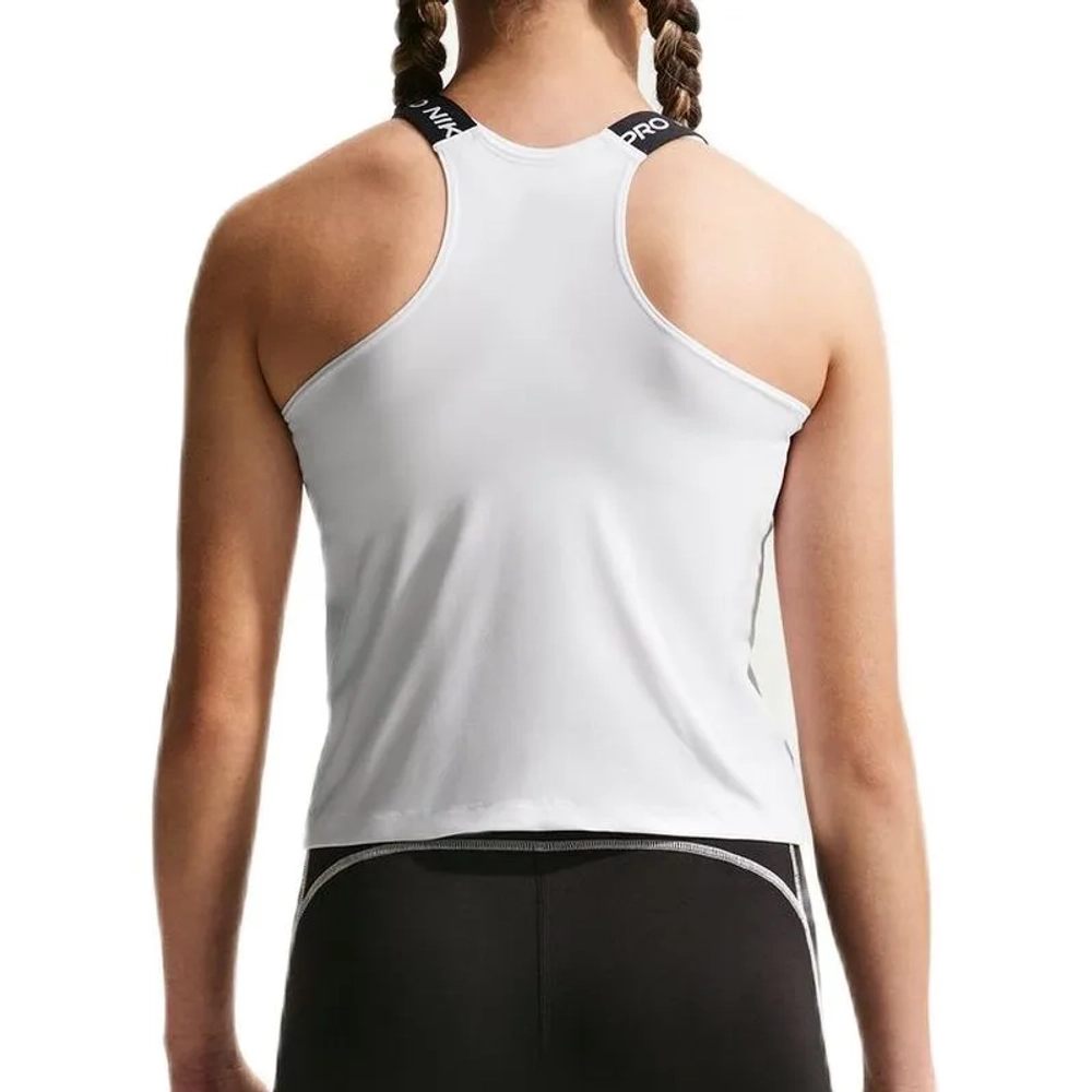 Футболка для девочки Nike Kids Pro Sleeveless - white/black