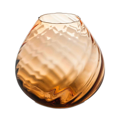 Ваза 26см IVV Nuvola янтарная Италия