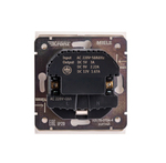 Розетка с заземлением с 2 USB  KRANZ KR-78-0704-4