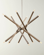 Серебряная люстра “Пэрис”