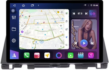 Магнитола для KIA Optima 4 2016-2020 (рамка 10) - FarCar BX877 монитор 13" 2K QLED на Android 13, TS10, 6+128, CarPlay, 4G SIM-слот