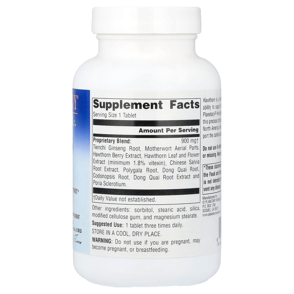 Planetary Herbals, Hawtcorn Heart™, 120 таблеток