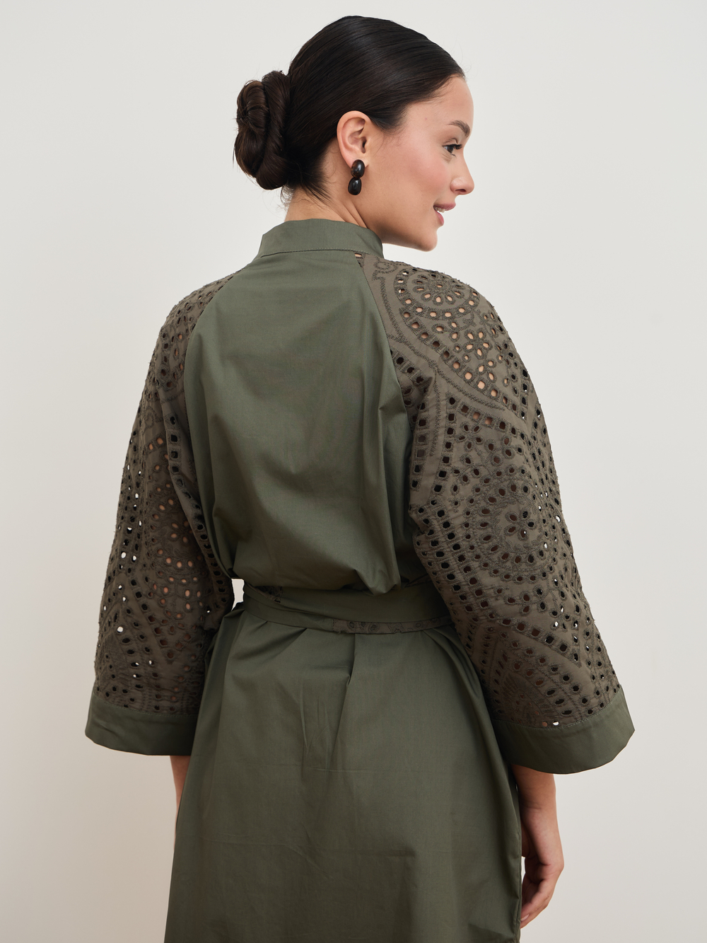 Платье кимоно ажурное