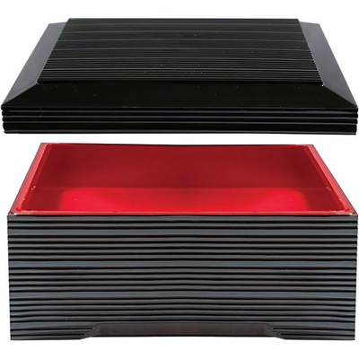 Контейнер для унадзю;пластик;0,8л;,H=80,L=180,B=145мм;черный (Цвет: черный)