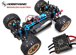 Радиоуправляемый монстр 94111PRO-88072 HSP Brontosaurus PRO 4WD RTR масштаб 1:10 2.4G , цвет пламя
