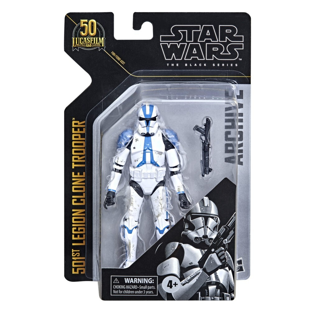 Hasbro Star Wars Black Series - Фигурка солдата-клона 501-го легиона 15 см / артикул   F0961 F1911  / GTIN 5010993831005