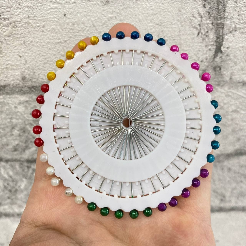 Булавки наметочные цветные