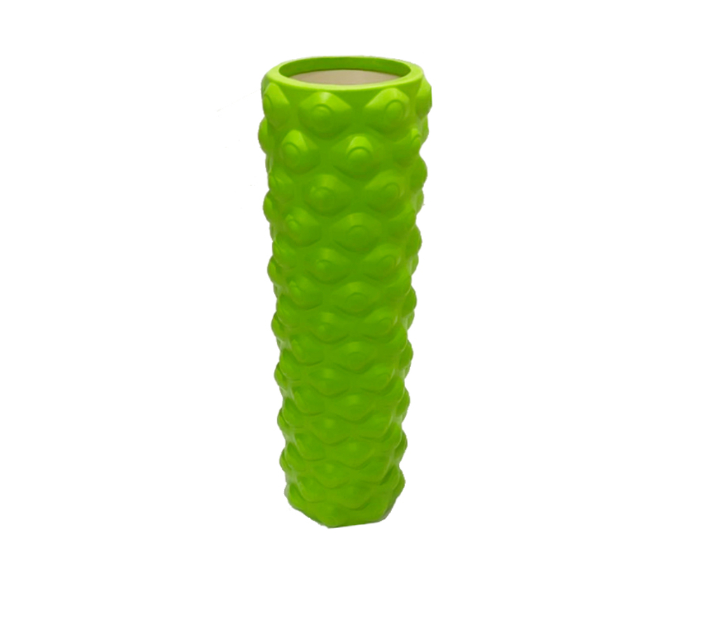 Ролик массажный для йоги MARK19 Yoga Dote 45x14 см зелёный