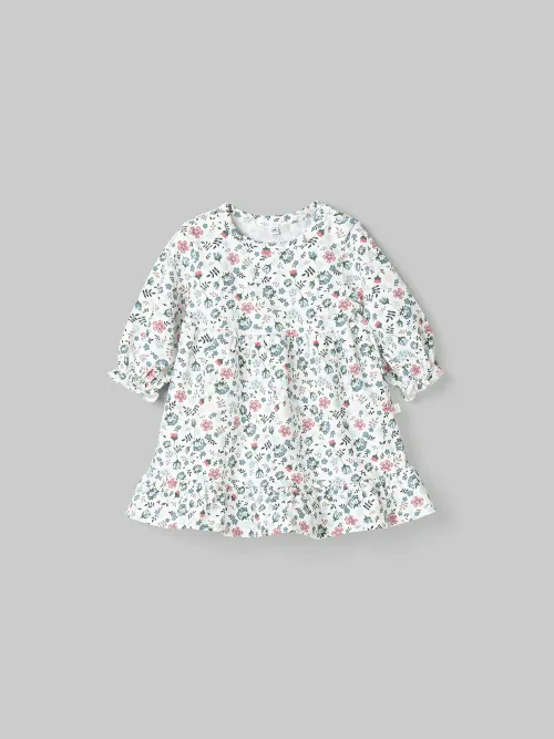 Платье с оборкой 