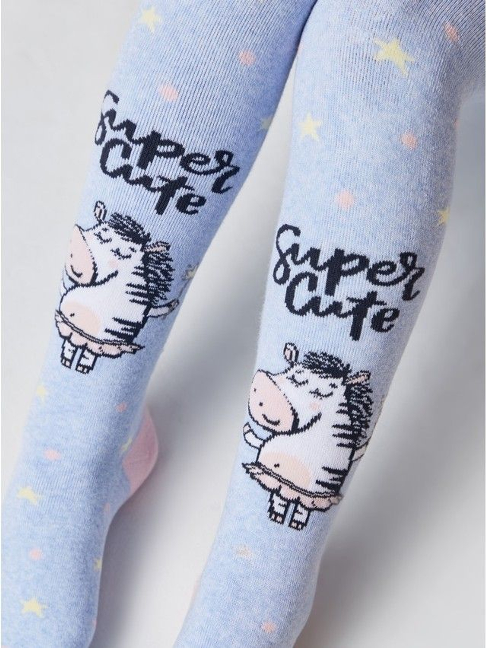 Колготки SOF-TIKI (махровые внутри) с рисунками, модель 521