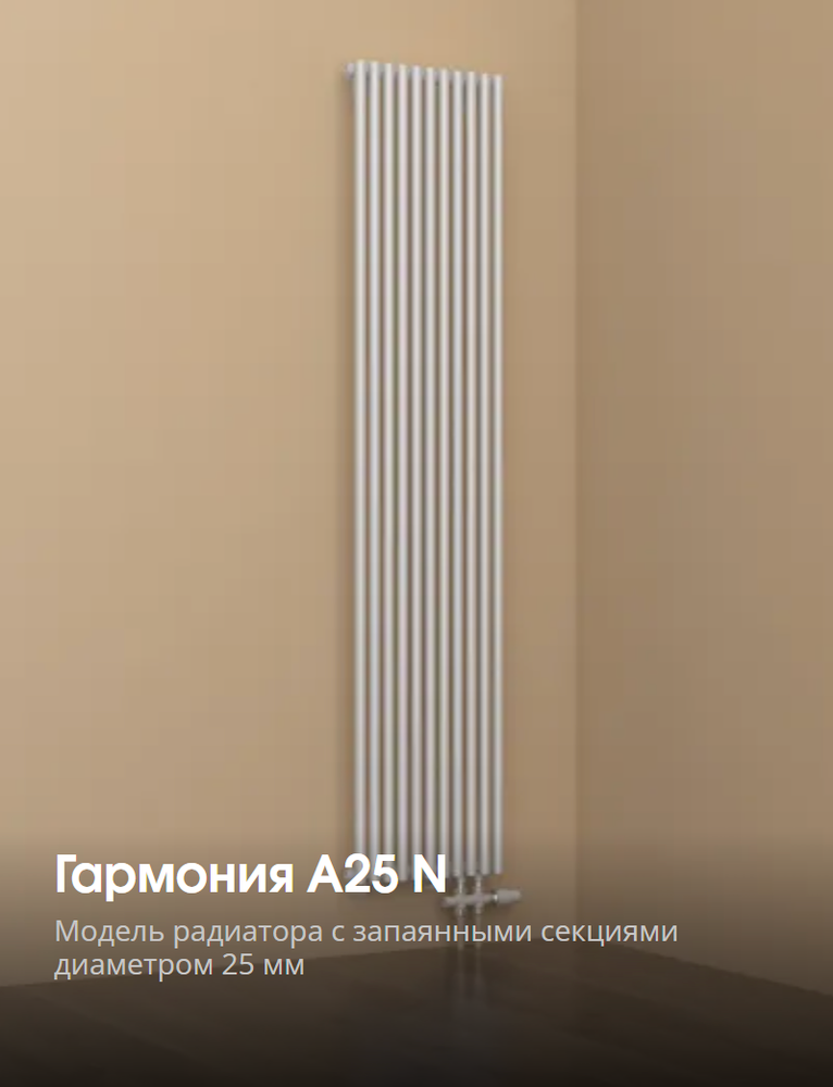 Радиаторы серии Гармония A25 N
