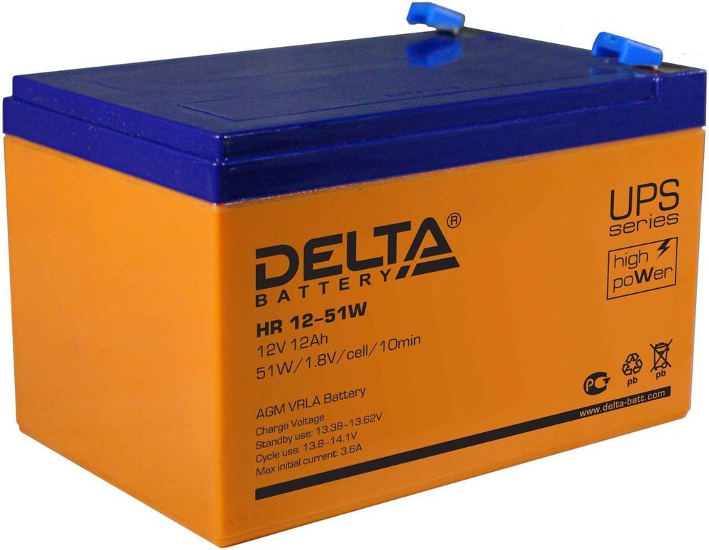 DELTA HR 12-51 W аккумулятор